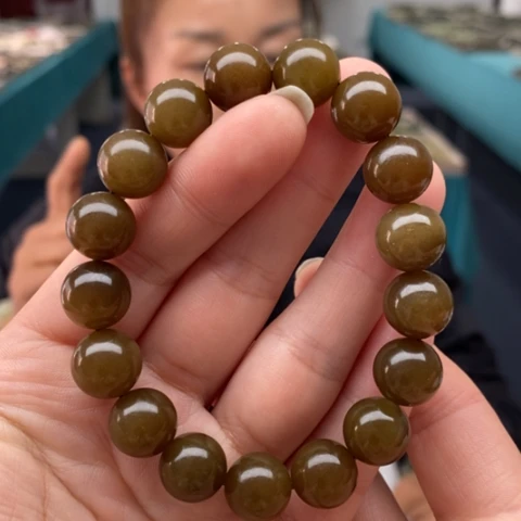 和田玉未镶嵌手链112