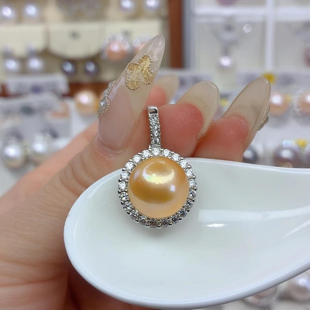 颈饰淡水珍珠合金F