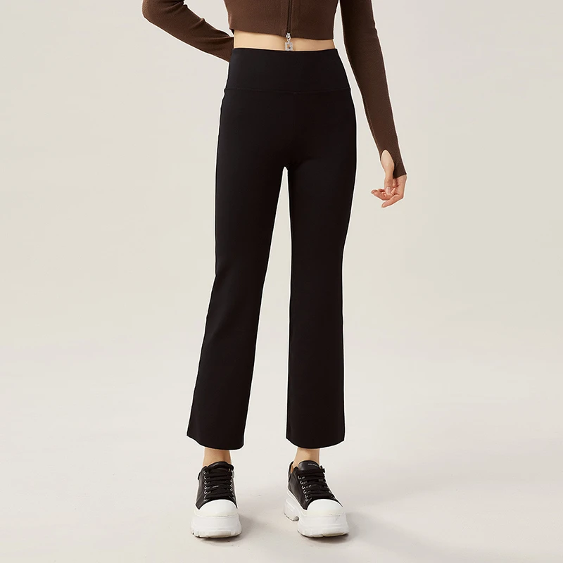 阿玛施AMASS王炸招牌瑜伽裤高腰人鱼裤复古显瘦微喇九分裤5100490