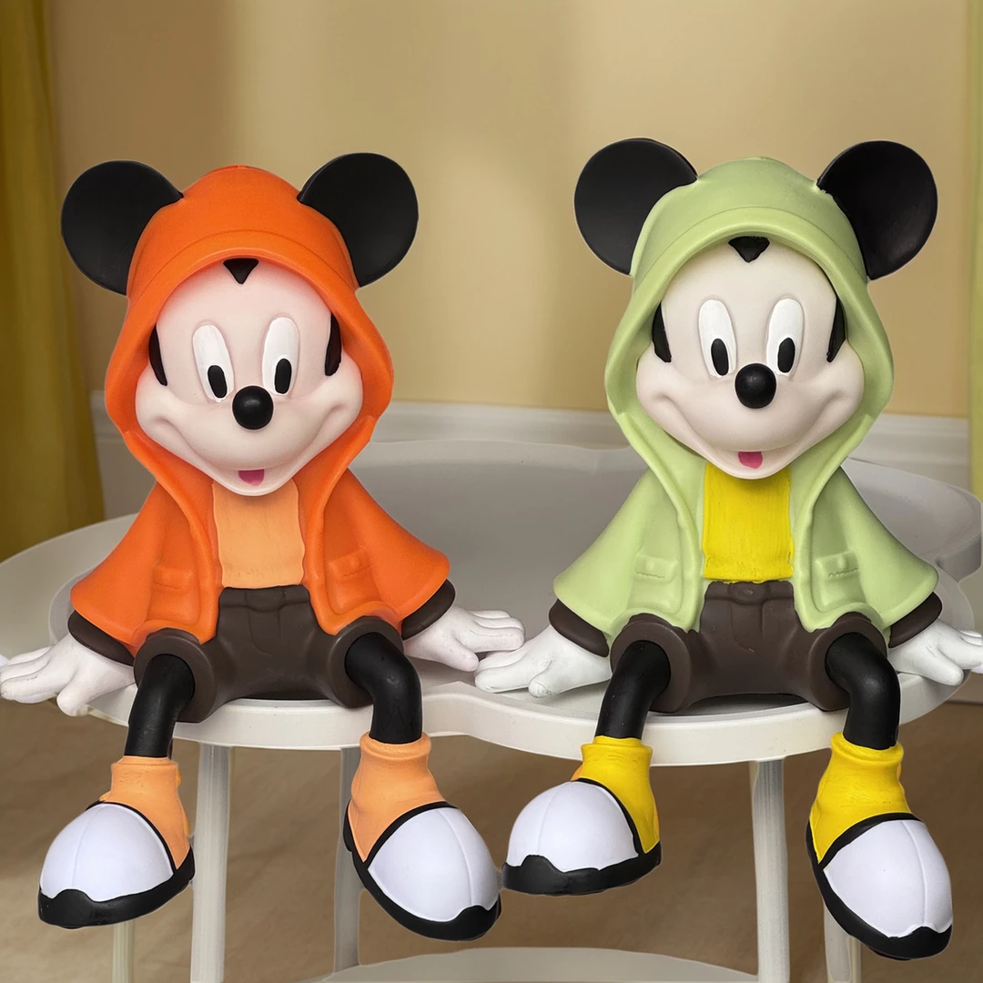 【搪胶优质版】新款30CM坐姿米奇摆件客厅入户玄关桌面家居礼物创意