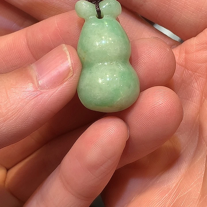 翡翠未镶嵌颈饰天然翡翠葫芦吊坠