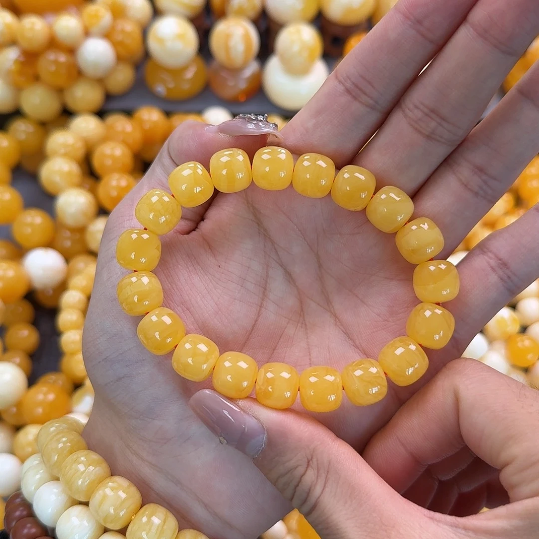 蜜蜡未镶嵌珠宝奇石同料12mm