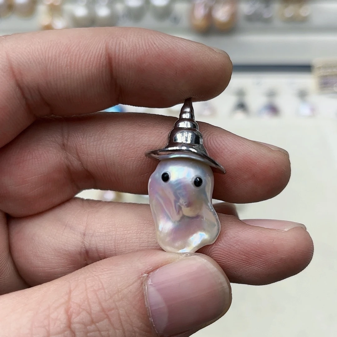 淡水珍珠吊坠(不含链)未镶嵌x****004