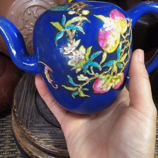 茶壶紫砂如*亦 原矿泥料手工制作的一把紫砂壶。