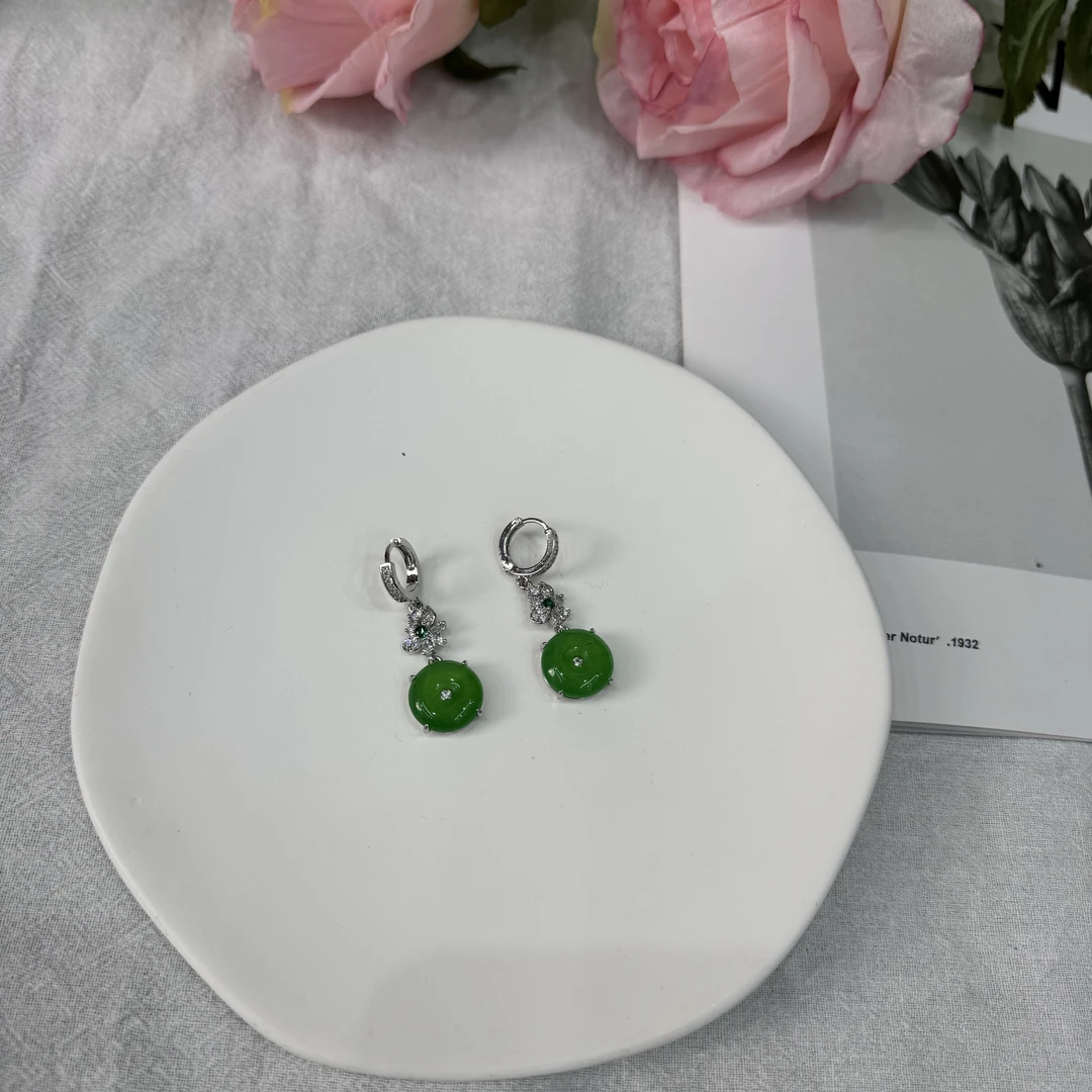 高定珠宝翡翠耳饰HF1116S668