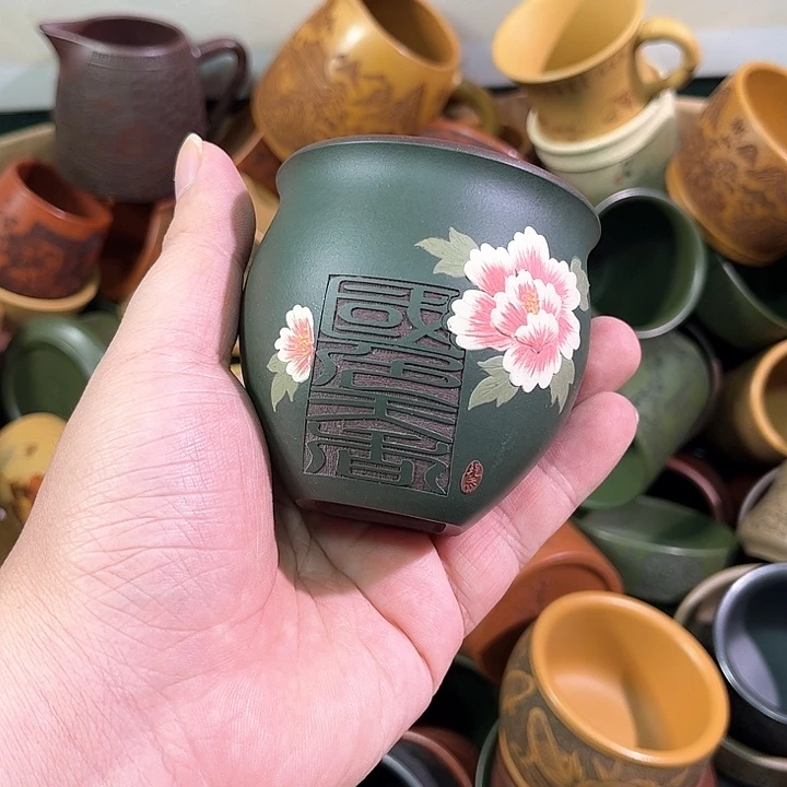茶杯紫砂全手工紫砂主人杯