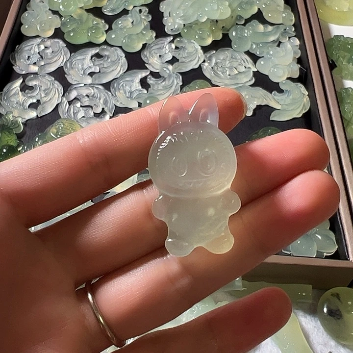 最***爱蛇纹石玉合金珠宝奇石