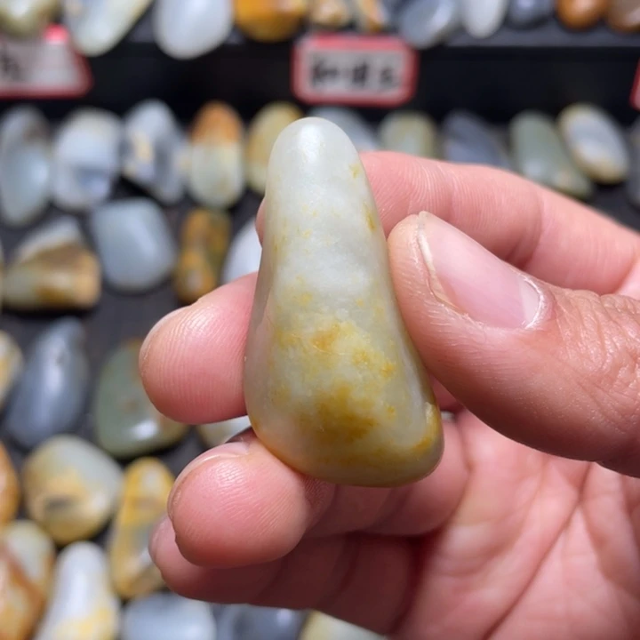 和田玉未镶嵌挂件52