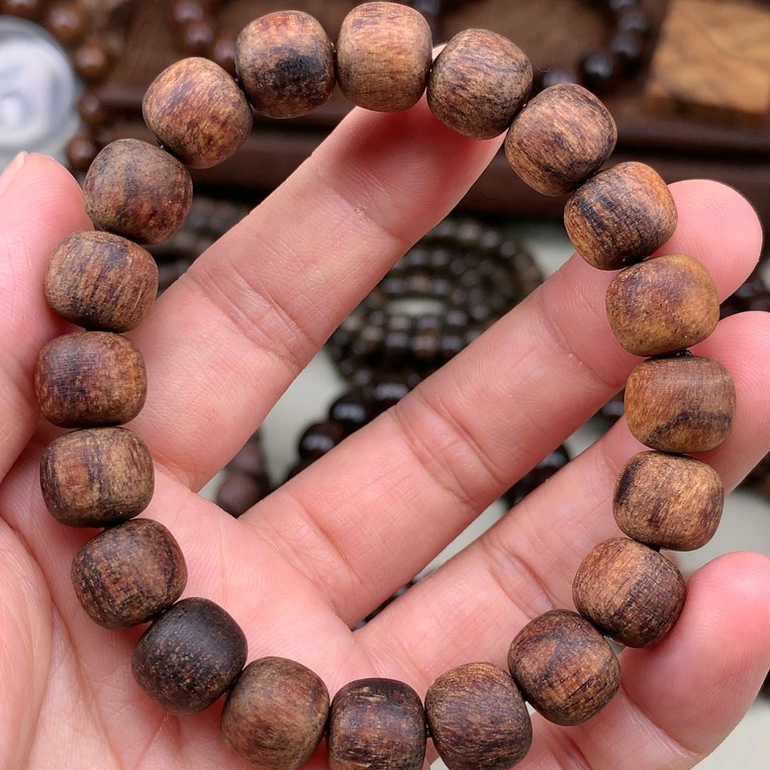 【闪购商品】贡木其他印贡彩虹火焰纹10*11粗磨