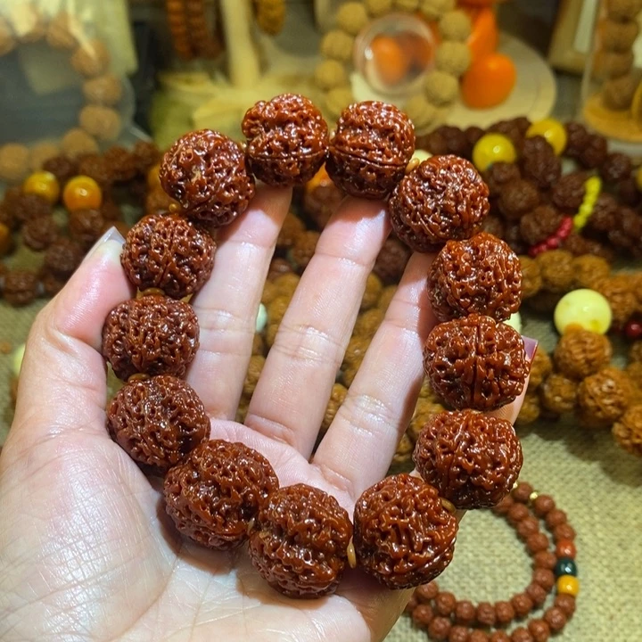 金刚菩提手串245玉化素