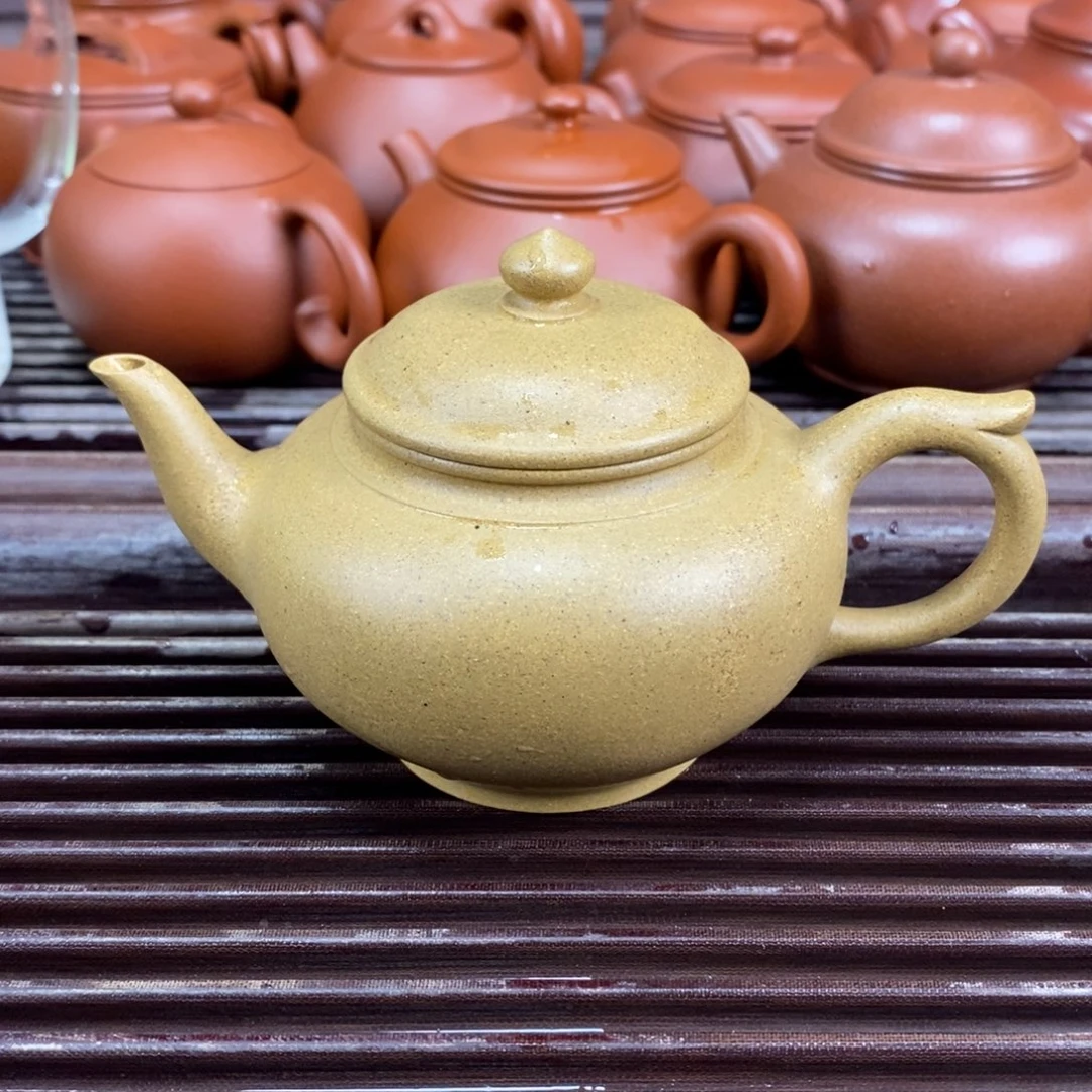 紫砂茶壶宜兴原矿紫砂壶全手工笑樱200c