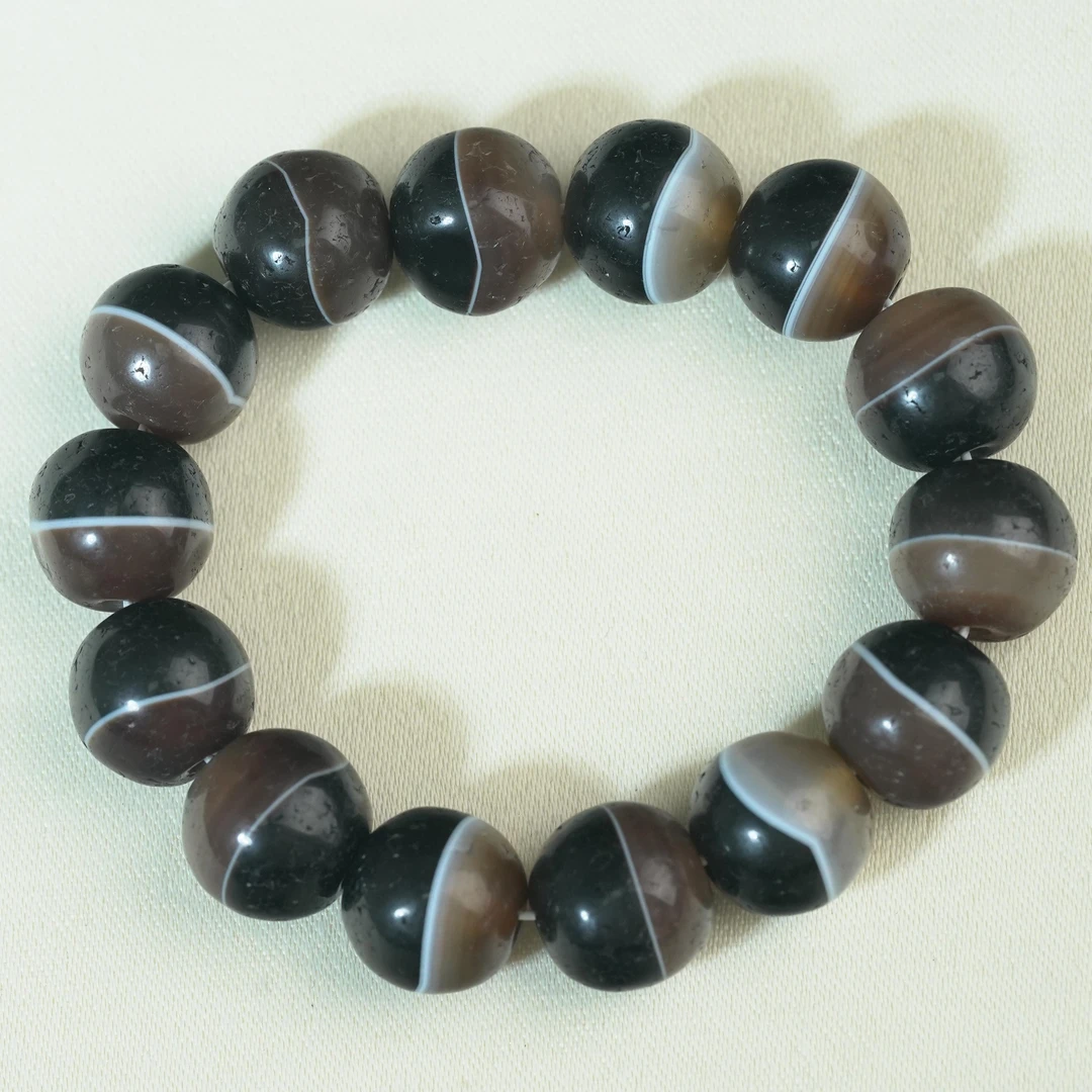 十九世纪药师玛瑙手串【古珠精选】AAJLC2502241014