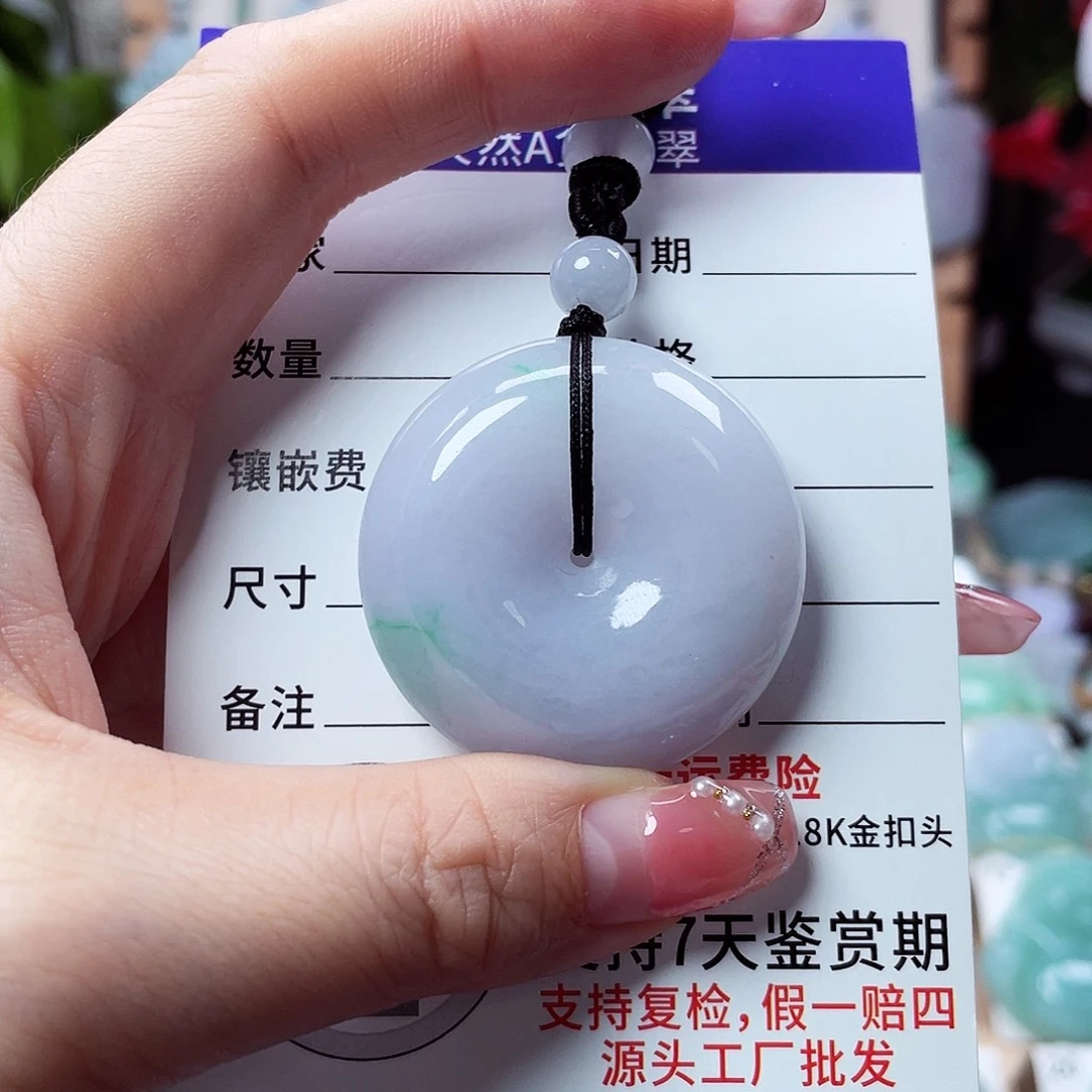 翡翠未镶嵌颈饰佛公21