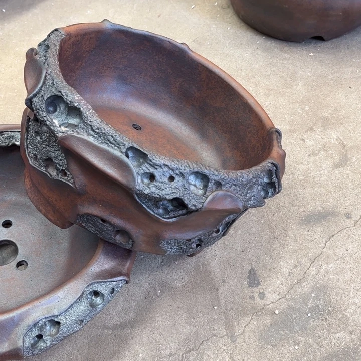 清***w花盆紫砂宜兴紫砂工艺厂