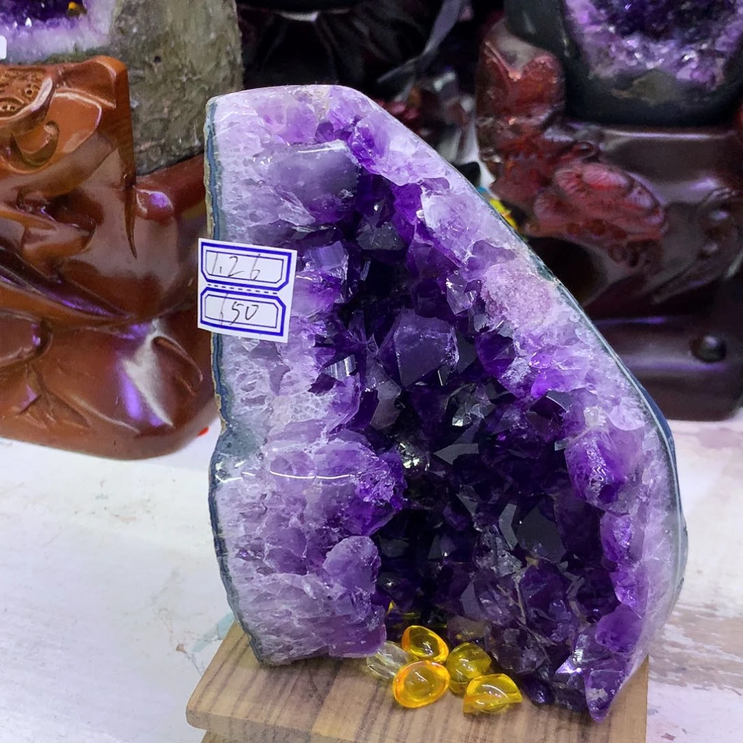 水晶未镶嵌大型摆件（非配饰）朱