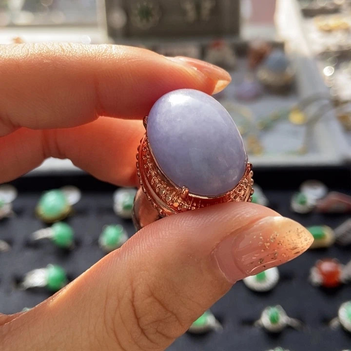 翡翠戒指合金灵*戒指