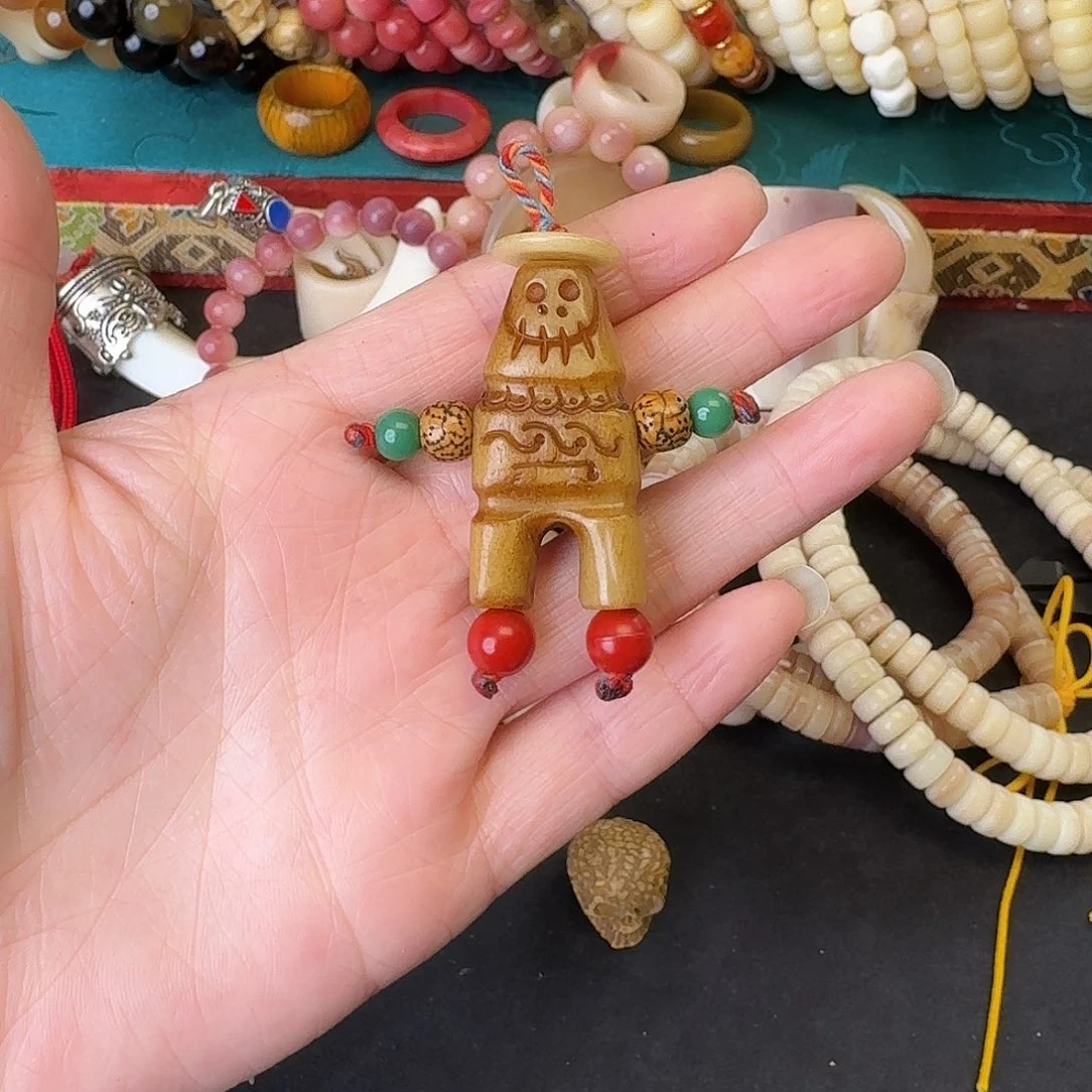 牛骨手串/手链大*牛骨稻草人侧挂