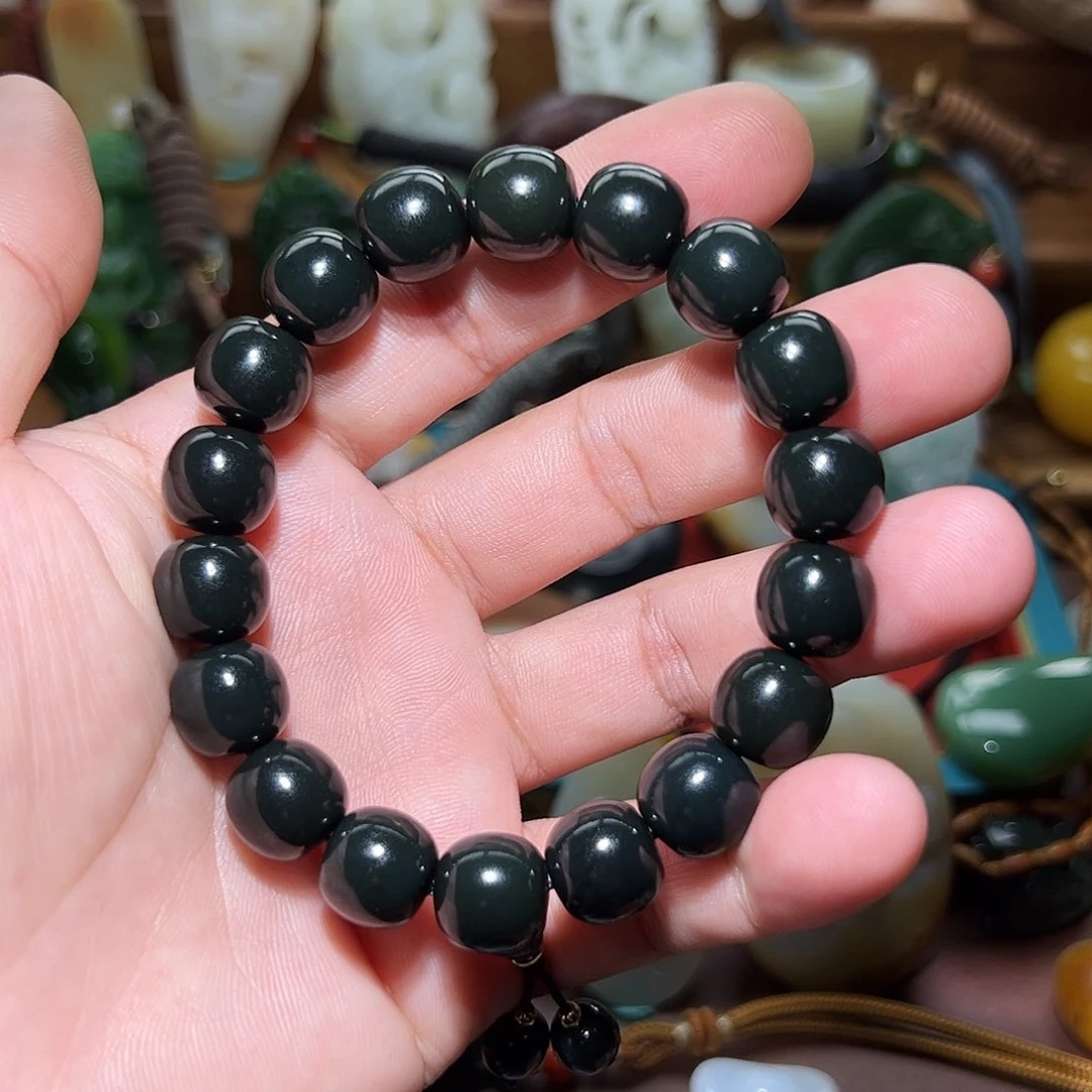 未镶嵌手链和田玉（青玉）?***器