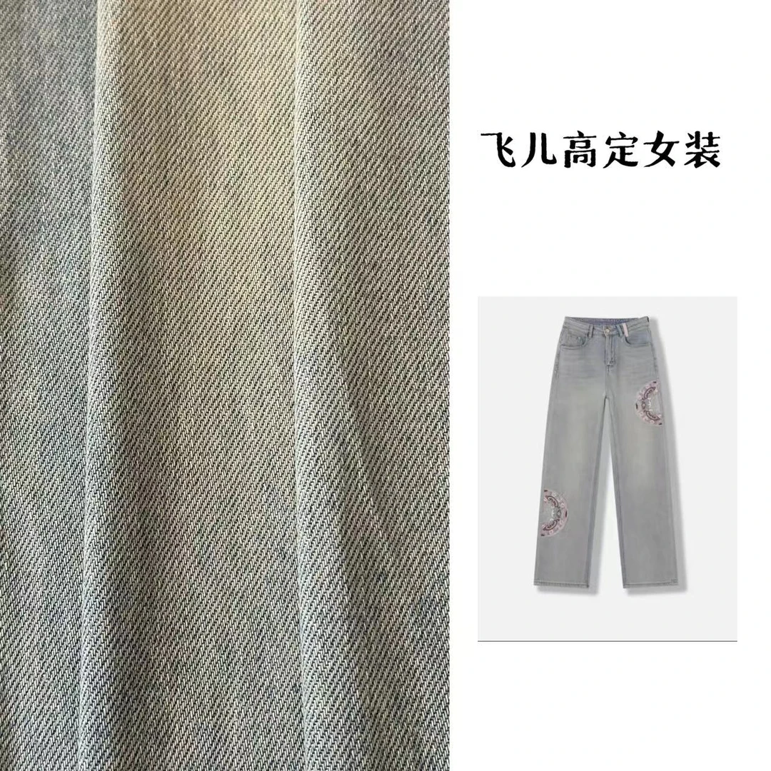 飞儿【春夜梦令】春季刺绣春夏水洗重工刺绣牛仔裤