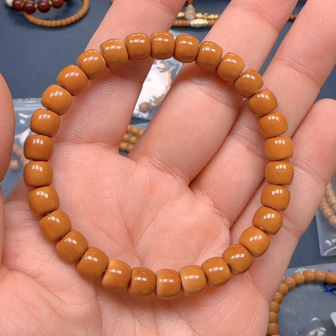 谢***包橄榄核手串老挝SS级核尖极限弧尺寸7.5