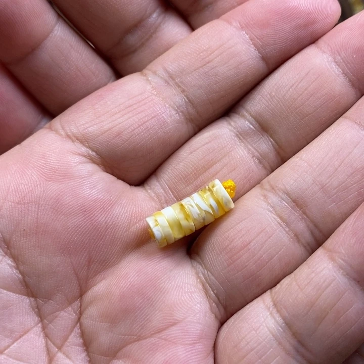 未镶嵌蜜蜡裸石草**多隔片7