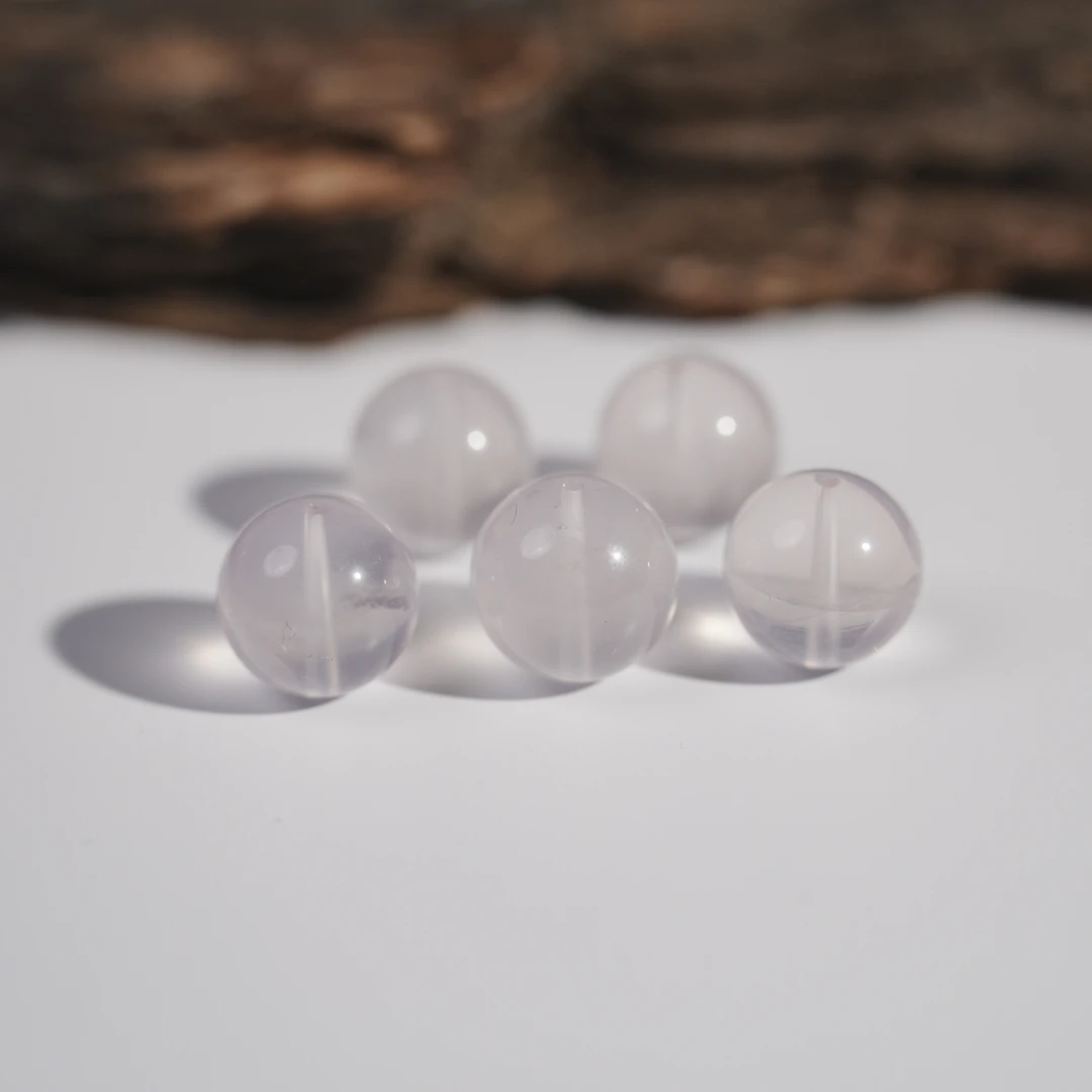 BeadsDance粉水晶单珠14mm+多样性发一 编号B6187