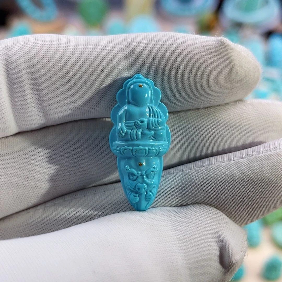 绿松石珠宝奇石未镶嵌