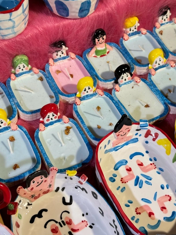 景德镇手作陶瓷创意小杯碟