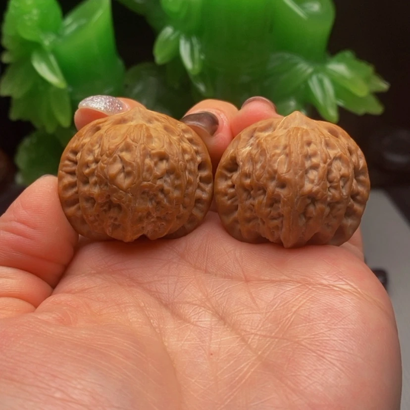【闪购商品】吊坠文玩核桃战鼓一对35尺