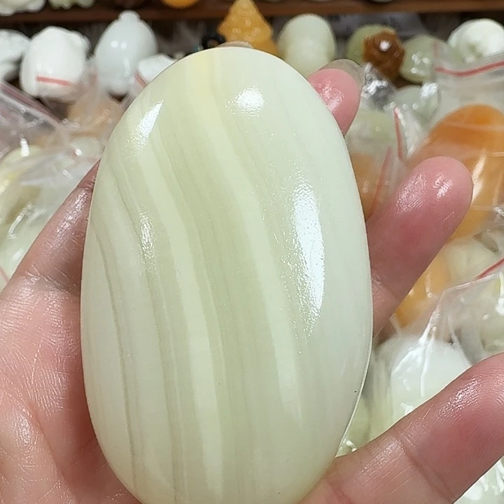 滔***绝砖雕石头手把件不退不换