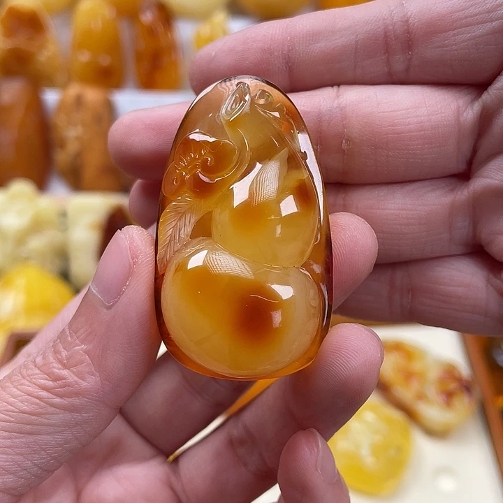 蜜蜡项链未镶嵌15.9克