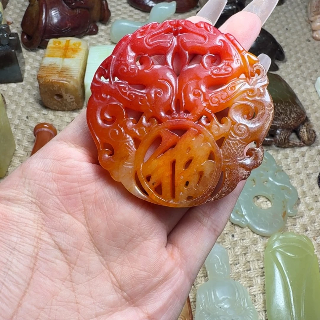 白玉菩提吊坠挂件