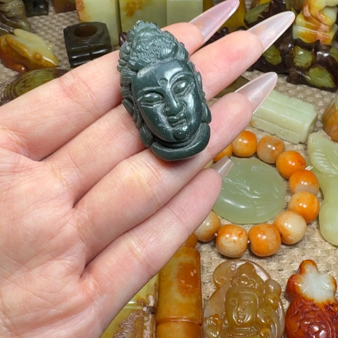 白玉菩提吊坠挂件