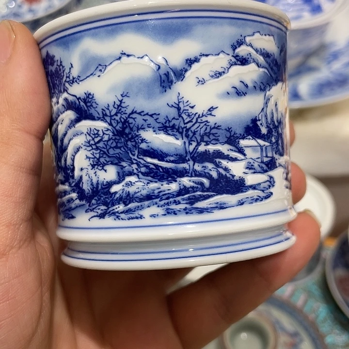 陶摆件景德镇陶瓷主人杯233