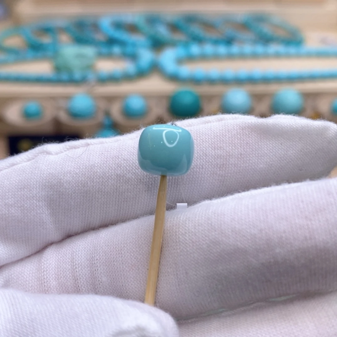绿松石未镶嵌珠宝奇石9.5mm