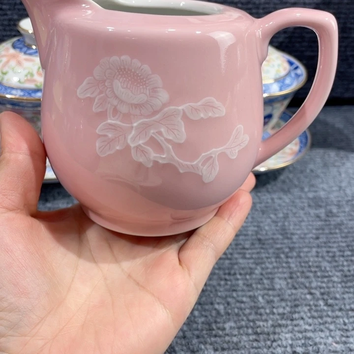 景德镇陶瓷 柴窑单色釉公道杯