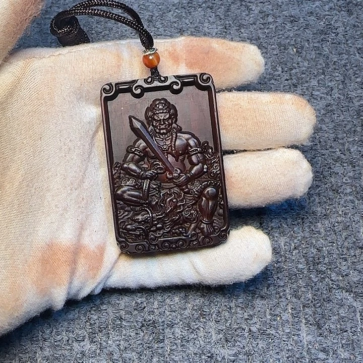 墨***辉檀香紫檀（小叶紫檀）全陈化老料把件