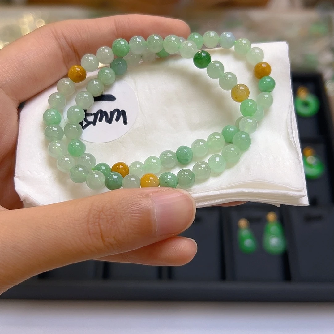 未镶嵌手链翡翠多样性发一件