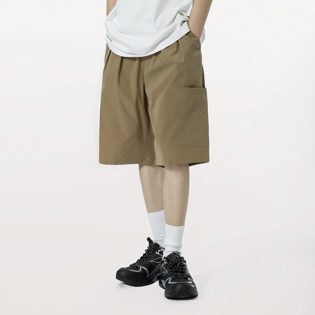 新款日系CityBoy夏季款短裤宽松男直筒休闲复古五分裤 MK23005