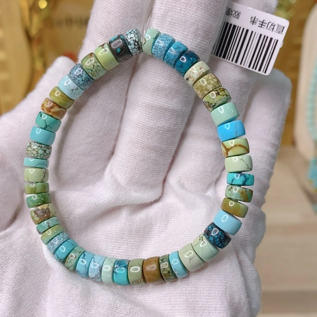 绿松石手串未镶嵌敦煌系列直切手串