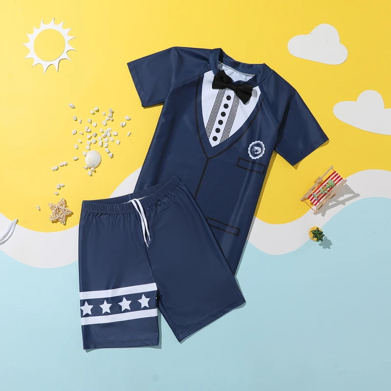 【清仓大捡漏】分体男童泳衣亲肤速干透气细腻涤纶面料