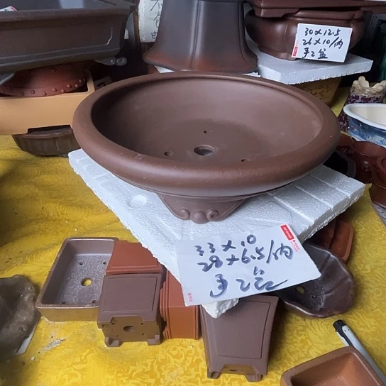 宜兴紫砂艺术花盆