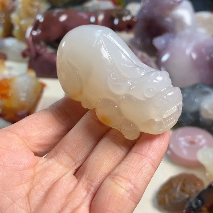 玛瑙/玉髓未镶嵌吊坠(不含链)