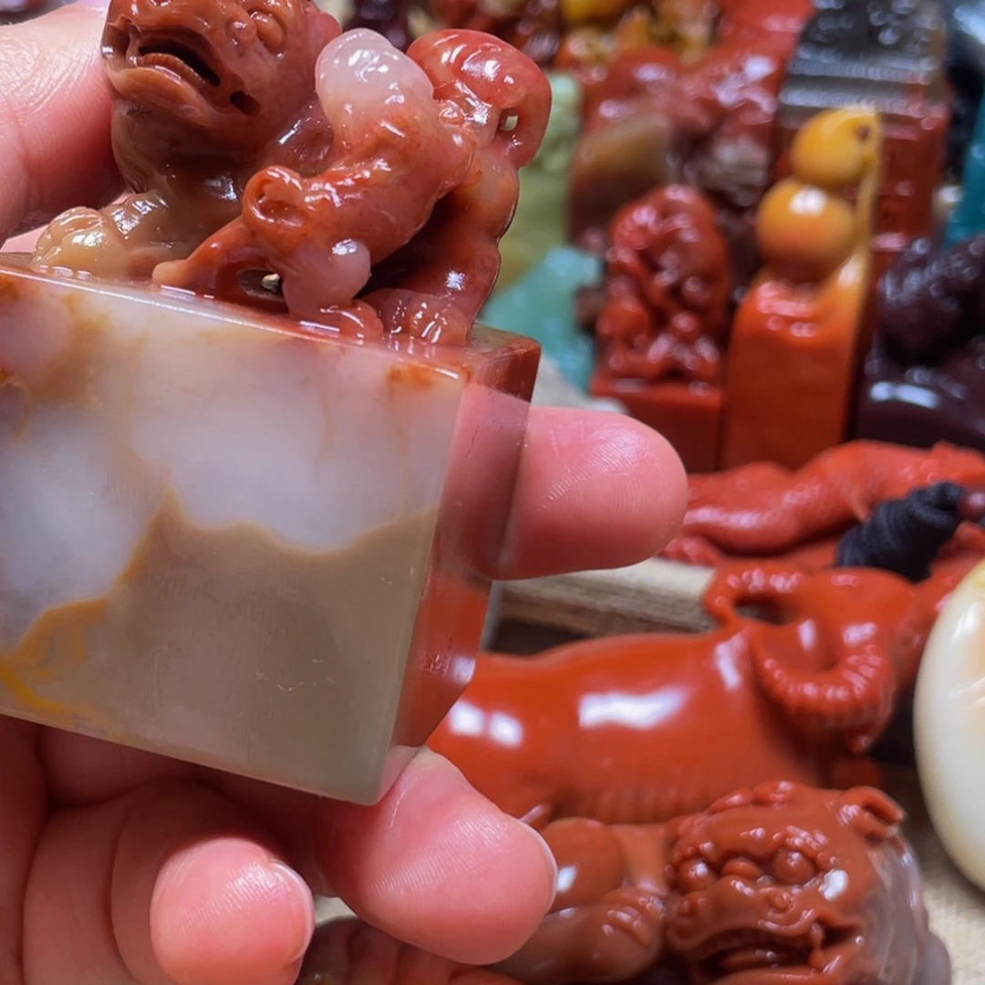 寿山石印石精美寿山