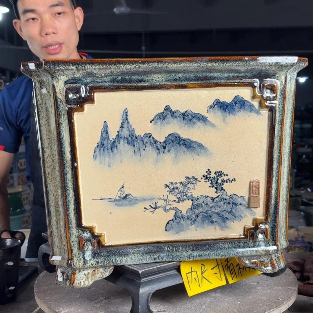 一风堂石湾花盆 内34*26