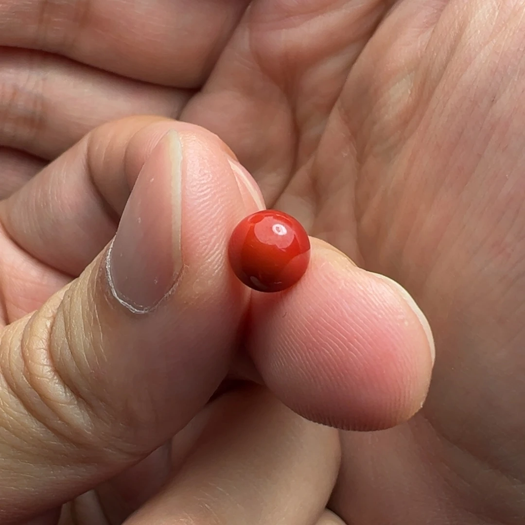 南红玛瑙未镶嵌颈饰7.3mm