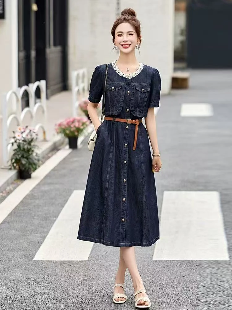 【030】倩#设计感时尚百搭修身连衣裙