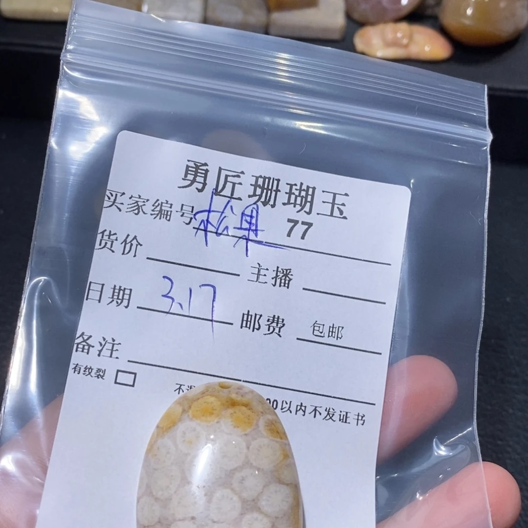 【闪购商品】硅化玉颈饰未镶嵌松*儿