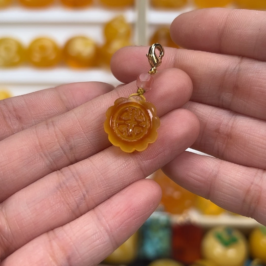 *****蜜蜡未镶嵌颈饰蜜蜡