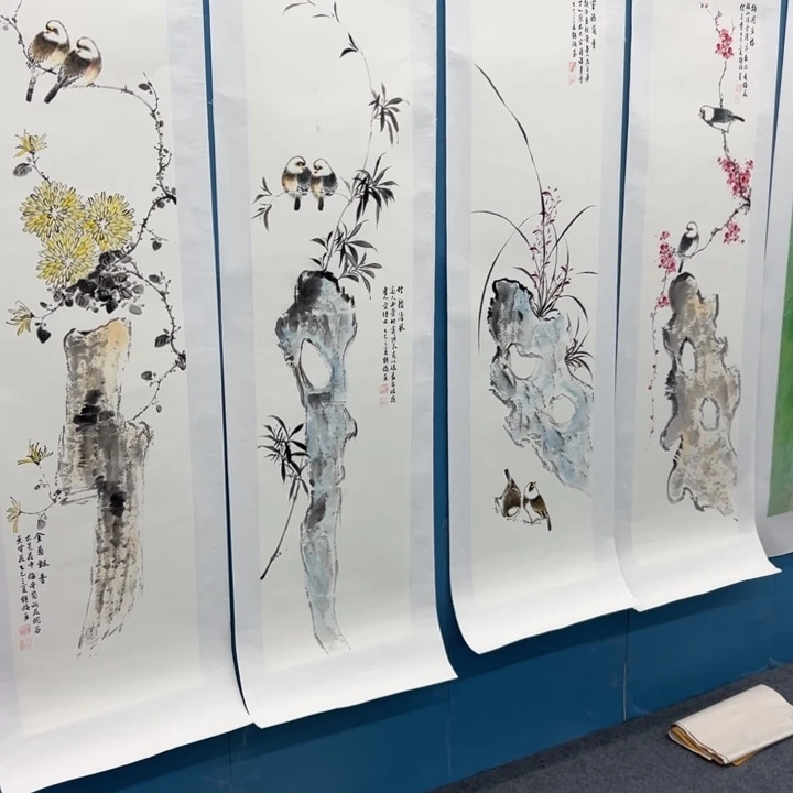国画宣纸纯手绘字画